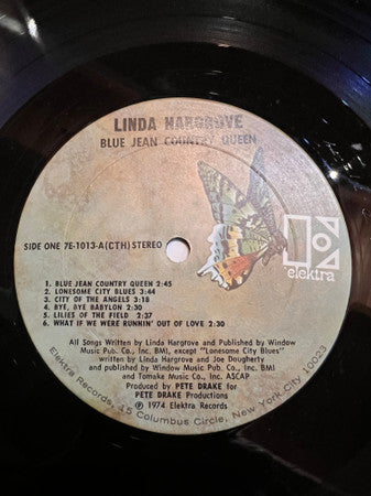 Linda Hargrove : Blue Jean Country Queen (LP, Album, Col)