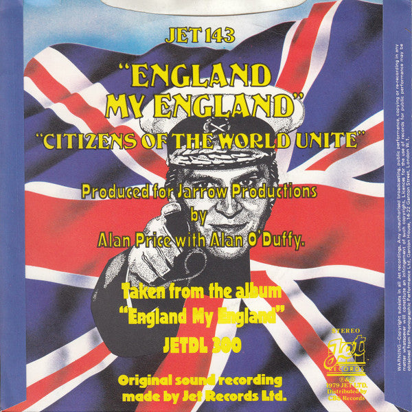Alan Price : England My England (7")