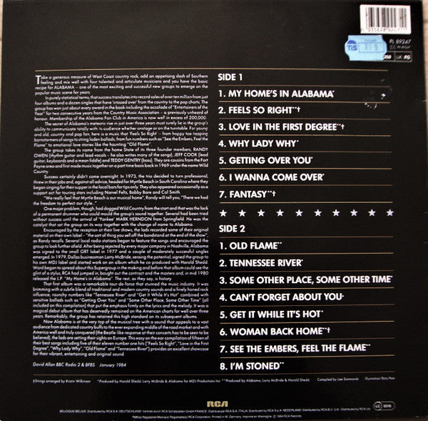 Alabama : Alabama (LP, Comp)