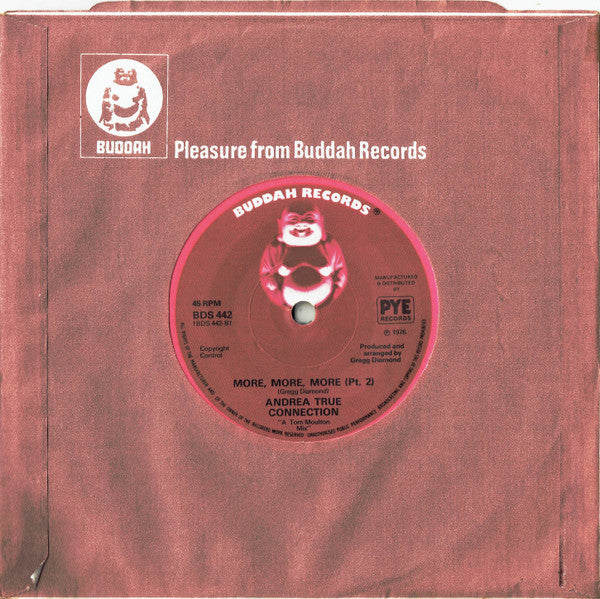 Andrea True Connection : More, More, More (7", Single, Sol)