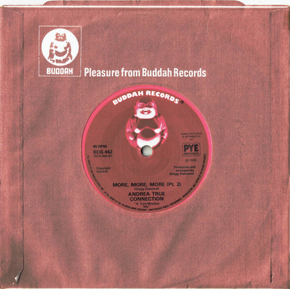 Andrea True Connection : More, More, More (7", Single, Sol)