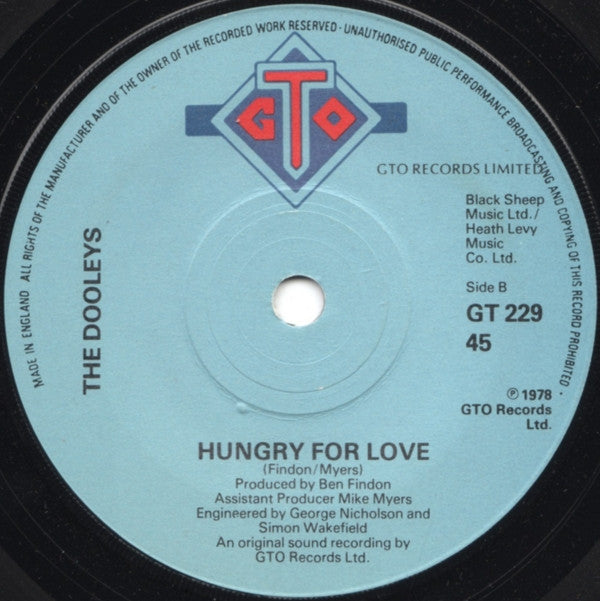 The Dooleys : A Rose Has To Die (7", Single, Sol)