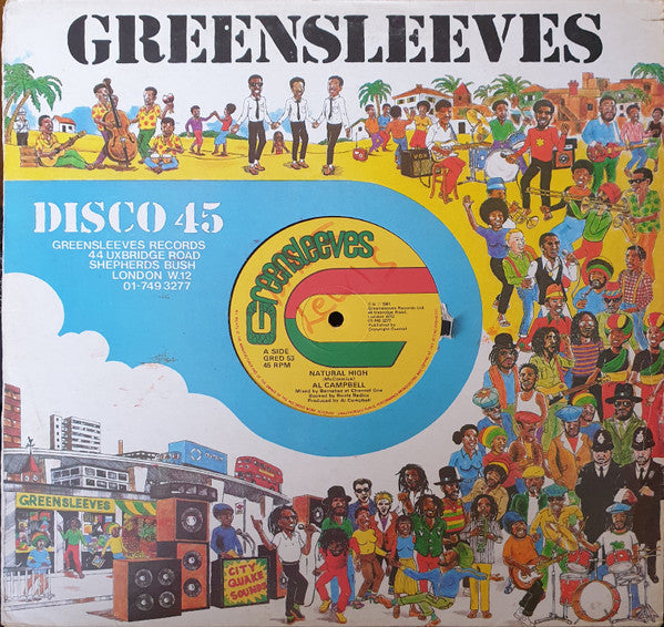 Al Campbell & Junior Pumpkin : Natural High / Rub A Dub Style (12")