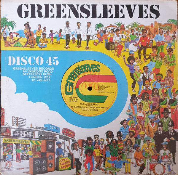 Al Campbell & Junior Pumpkin : Natural High / Rub A Dub Style (12")