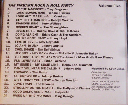 Various : The Finbarr Rock'N'Roll Party Volume Five (CD, Album, Comp)