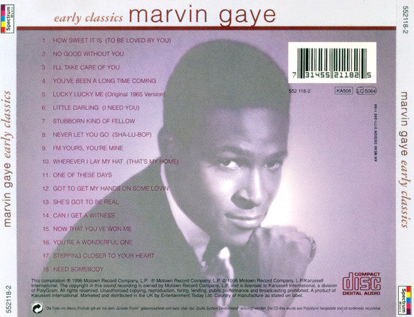 Marvin Gaye : Early Classics (CD, Comp)