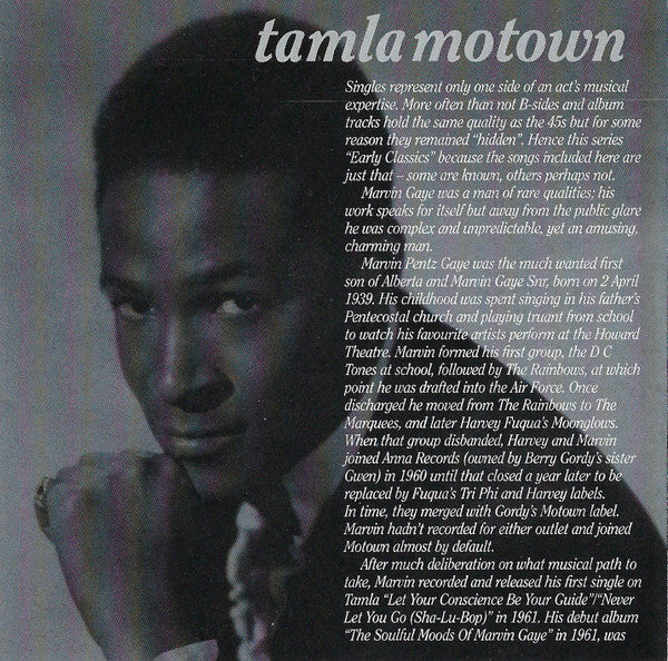 Marvin Gaye : Early Classics (CD, Comp)
