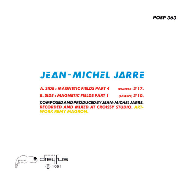 Jean-Michel Jarre : Magnetic Fields Part 4 (7", Single)