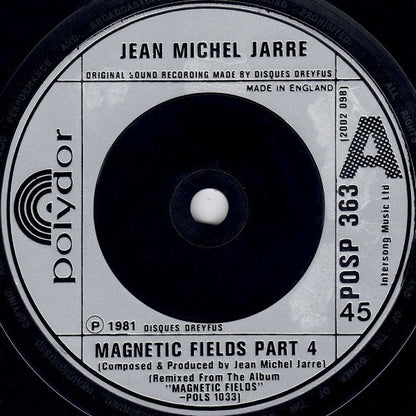 Jean-Michel Jarre : Magnetic Fields Part 4 (7", Single)