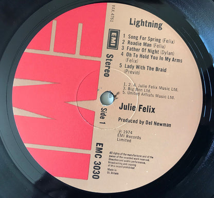 Julie Felix : Lightning (LP, Album)