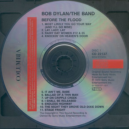 Bob Dylan / The Band : Before The Flood (2xCD, Album, RE, DAD)