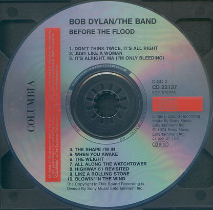Bob Dylan / The Band : Before The Flood (2xCD, Album, RE, DAD)