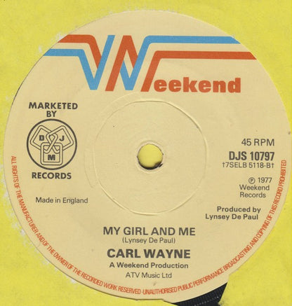 Carl Wayne : Hi Summer (7", Promo)