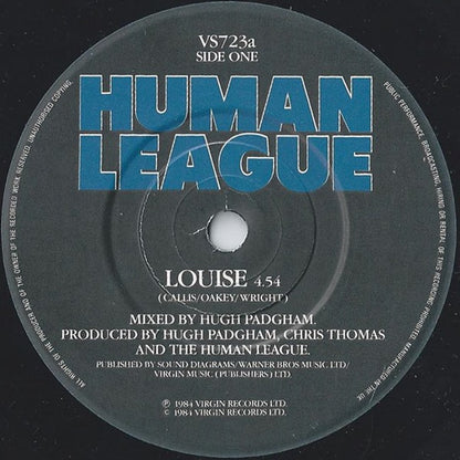 The Human League : Louise (7", Single, Mat)