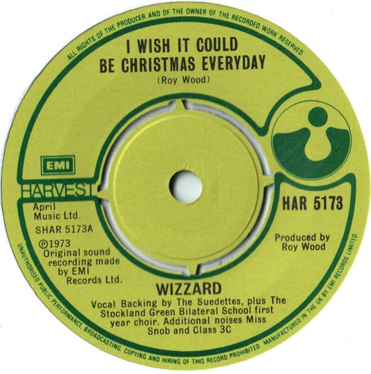 Wizzard (2) : I Wish It Could Be Christmas Every Day (7", Single)