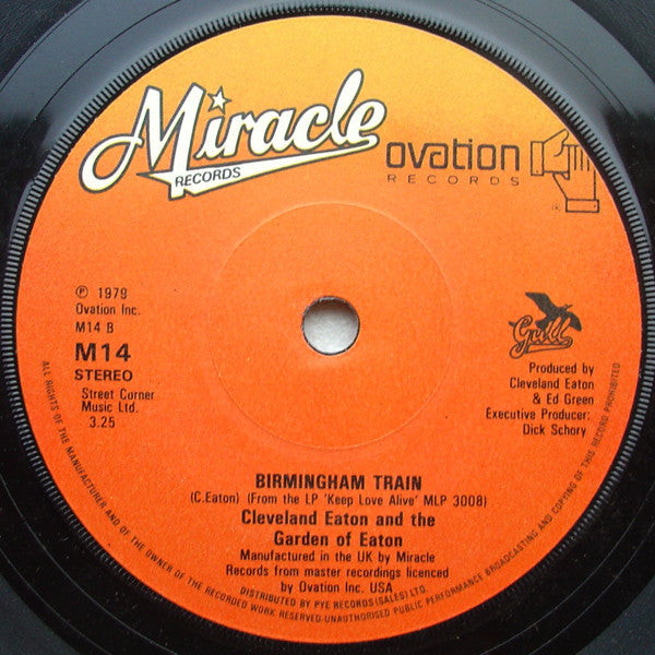 Cleveland Eaton And The Garden Of Eaton : I'm Lonely Tonight (7", Single)