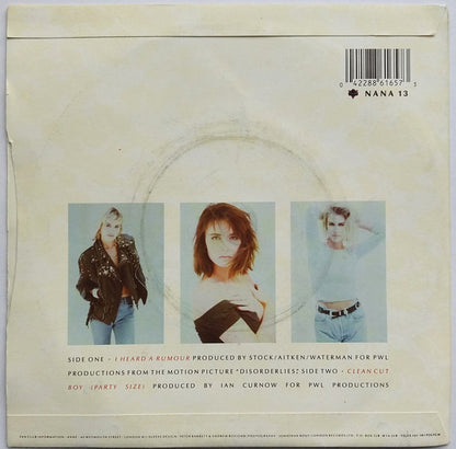 Bananarama : I Heard A Rumour (7", Single, Non)