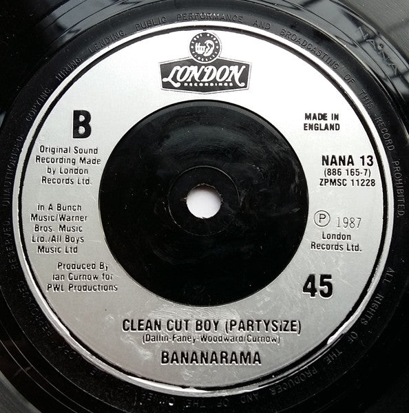 Bananarama : I Heard A Rumour (7", Single, Non)
