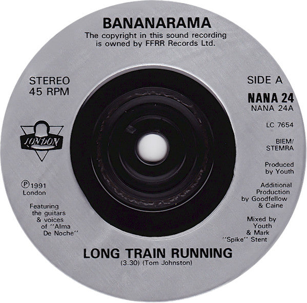 Bananarama : Long Train Running (7", Single)