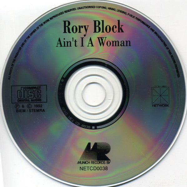 Rory Block : Ain't I A Woman (CD)