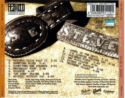 Steve Earle : Train A Comin' (CD, Album, RE)