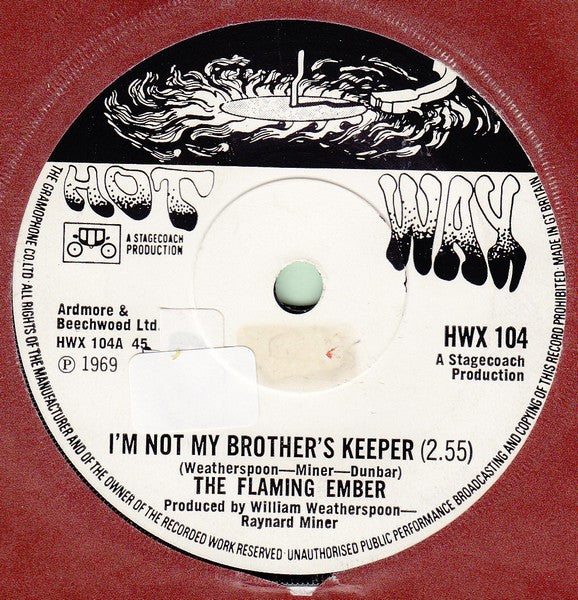 Flaming Ember : I'm Not My Brothers Keeper (7", Single)