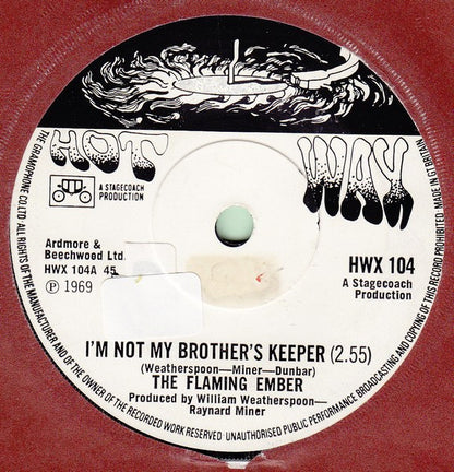 Flaming Ember : I'm Not My Brothers Keeper (7", Single)