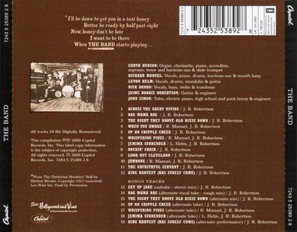 The Band : The Band (CD, Album, RE, RM, EMI)