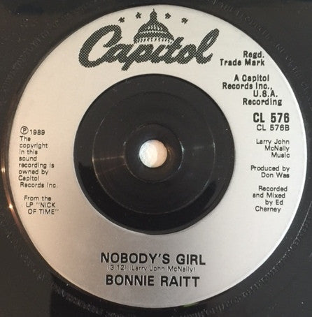 Bonnie Raitt : Thing Called Love (7", Single, Sil)