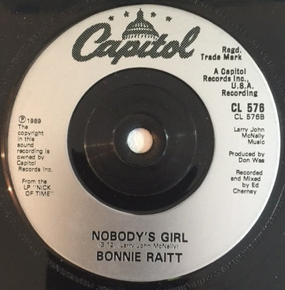 Bonnie Raitt : Thing Called Love (7", Single, Sil)