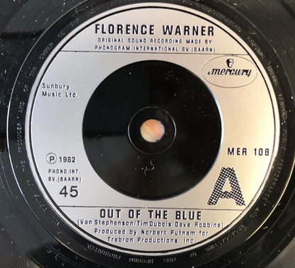 Florence Warner : Out Of The Blue (7")