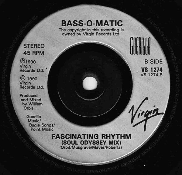 Bassomatic : Fascinating Rhythm (7", Single)