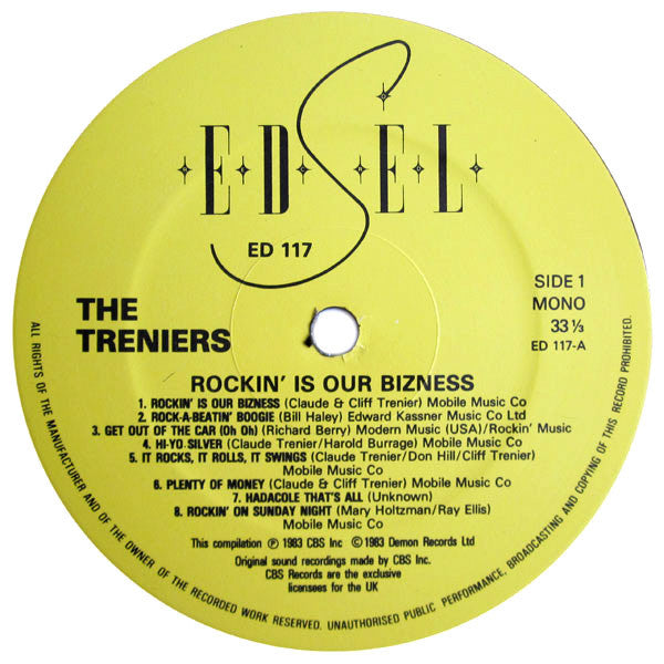 The Treniers : Rockin' Is Our Bizness (LP, Comp, Mono)