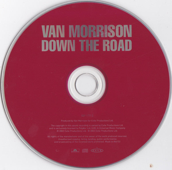 Van Morrison : Down The Road (CD, Album, S/Edition)