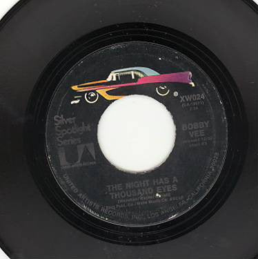 Bobby Vee : The Night Has A Thousand Eyes (7", RE)