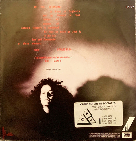 Cagliostra : Libera Me / Madmen And Lovers (7", Single)