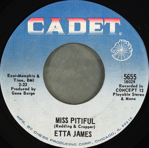 Etta James : Miss Pitiful / Bobby Is His Name (7")