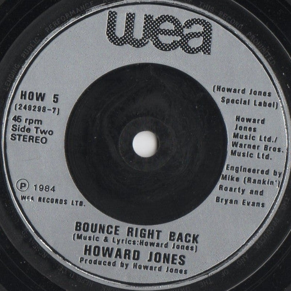 Howard Jones : Like To Get To Know You Well (7", Single, Sil)