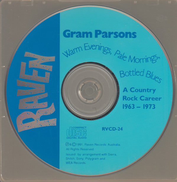 Gram Parsons : Warm Evenings, Pale Mornings, Bottled Blues 1963-1973 (CD, Comp)