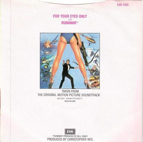 Sheena Easton : For Your Eyes Only (7", Single, Pus)