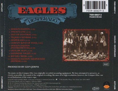 Eagles : Desperado (CD, Album, RE, RM)