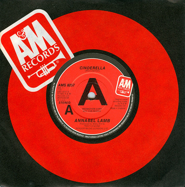 Annabel Lamb : Cinderella (7", Promo)