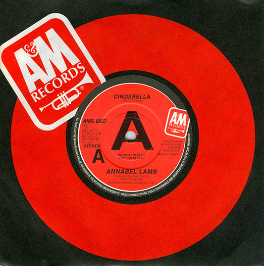 Annabel Lamb : Cinderella (7", Promo)