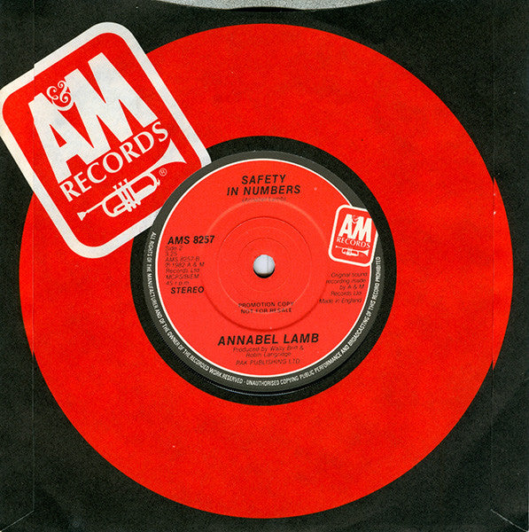 Annabel Lamb : Cinderella (7", Promo)