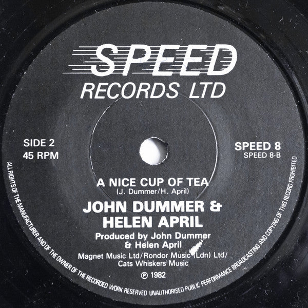 John Dummer & Helen April : Blue Skies (7", Single)