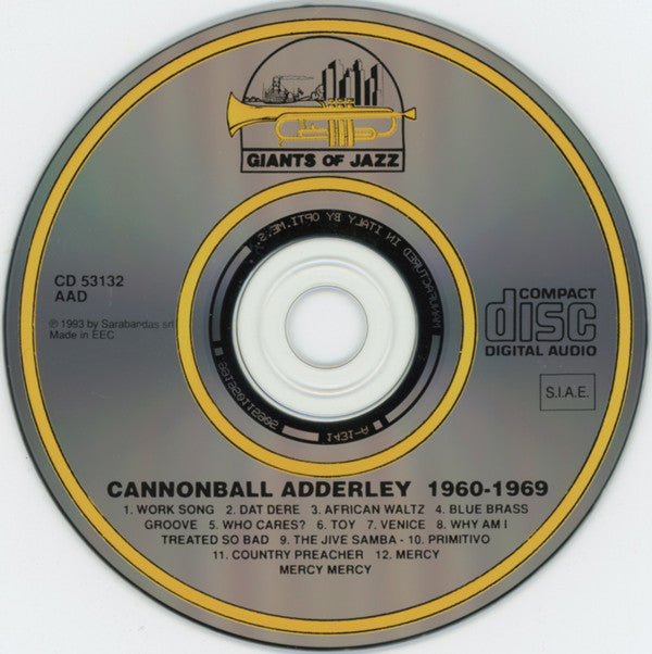 Cannonball Adderley : Work Song 1960-1969 (CD, Comp)