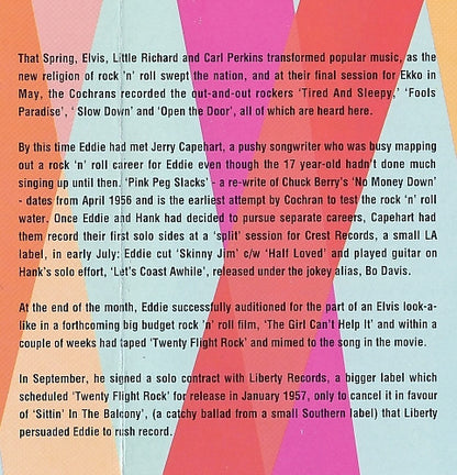 Eddie Cochran : Rare 'N' Rockin' (CD, Comp)