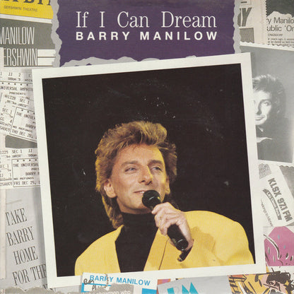 Barry Manilow : If I Can Dream (7", Single)