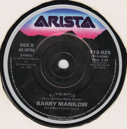 Barry Manilow : If I Can Dream (7", Single)