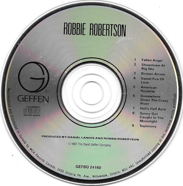 Robbie Robertson : Robbie Robertson (CD, Album, RE)